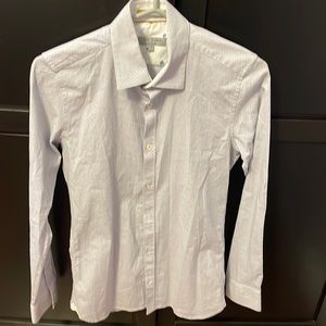Mens size 1 Ted baker button down long sleeve shirt.